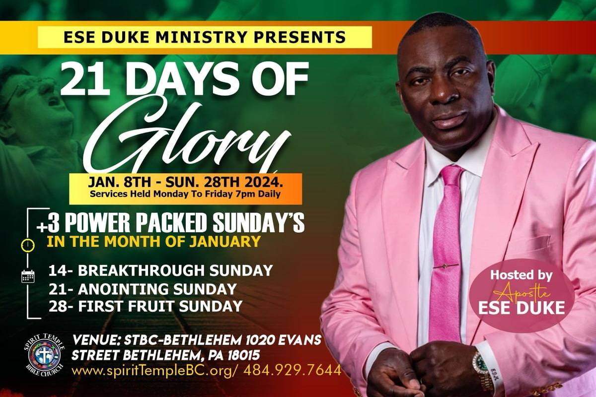 Read more about the article 21 Days of Glory 2024