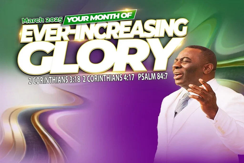 Monthly Declaration: Your Month of Ever-Increasing Glory EDM March 2025