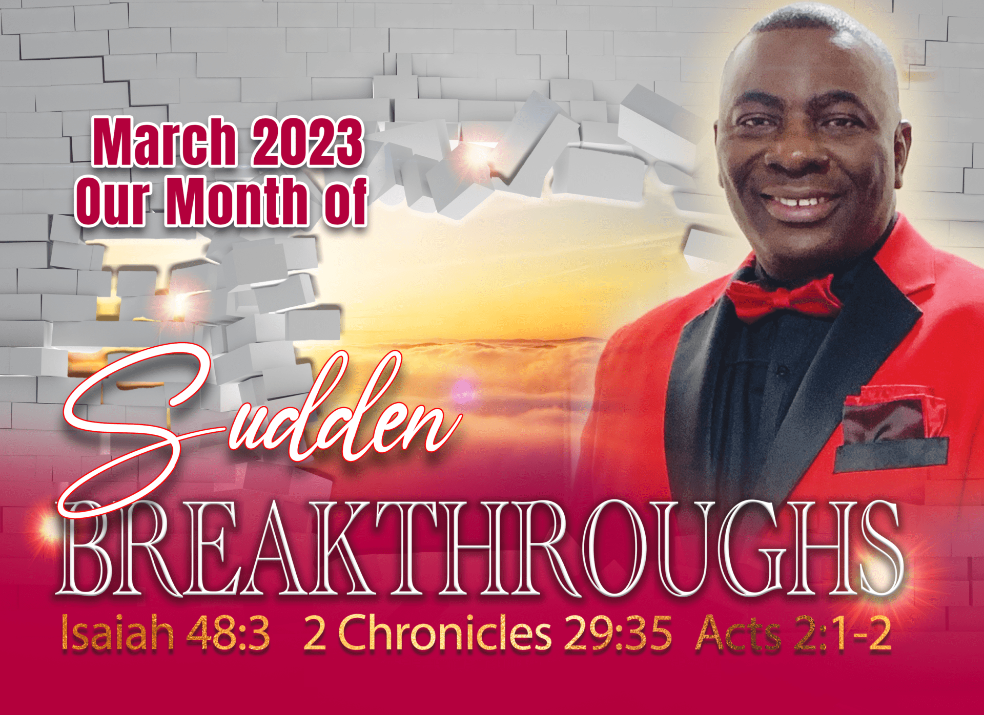 You are currently viewing Our Month of SUDDEN BREAKTHROUGHS