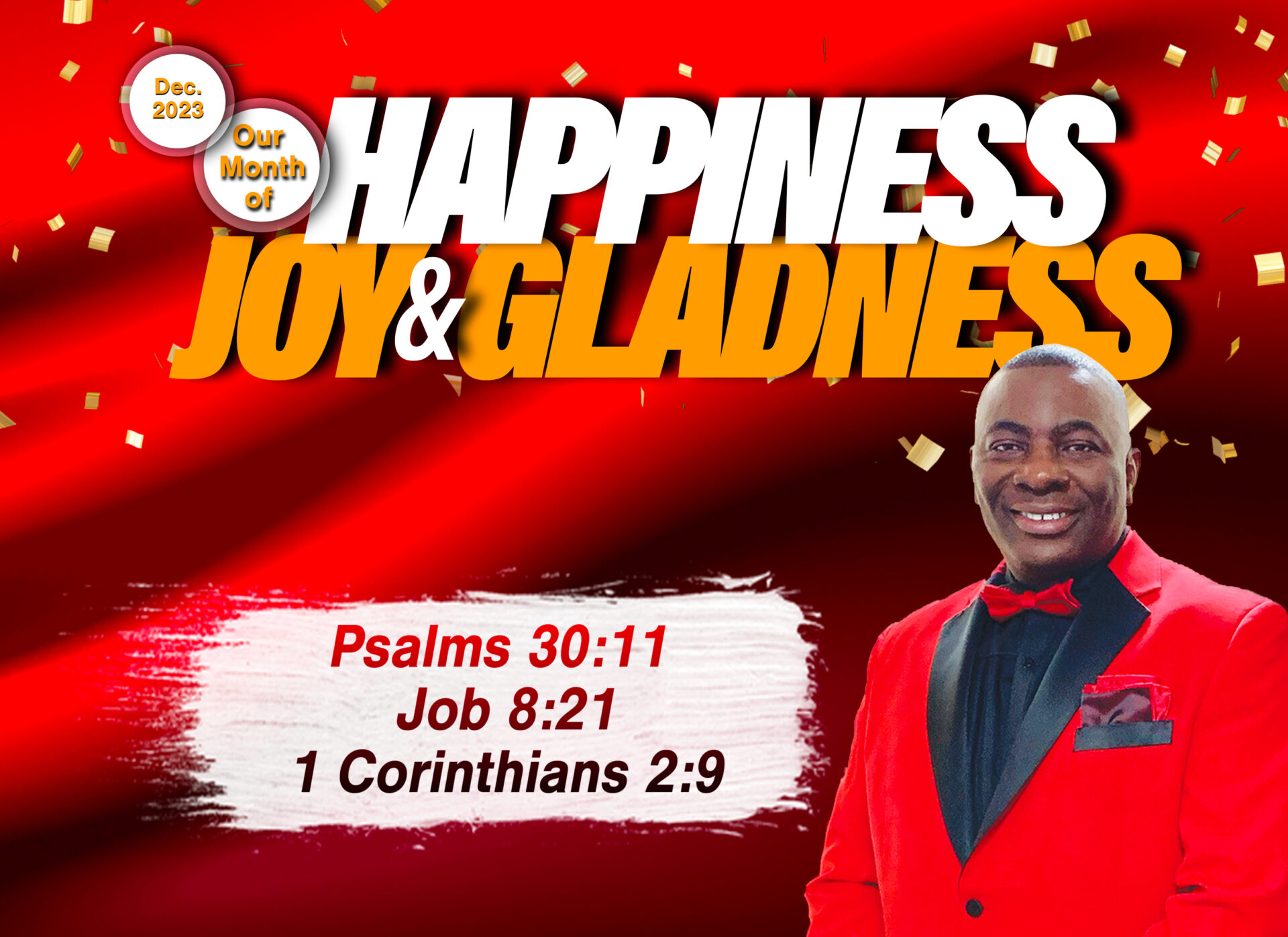 Read more about the article Our Month of HAPPINESS, JOY, AND GLADNESS